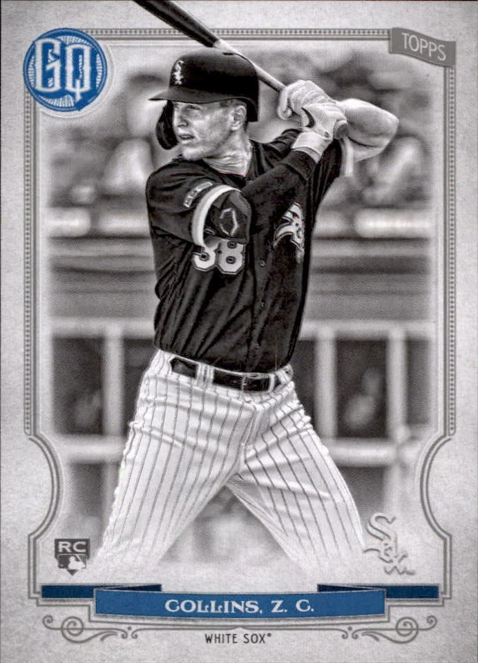2020 Topps Gypsy Queen ZACK COLLINS Black & White Parallel /50 White Sox RC #260 - Image 1 of 1