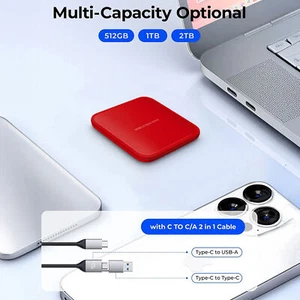 1-64TB Hard Drive High-Speed Transmission Good Compatibility for Phones, Laptops - Afbeelding 1 van 72