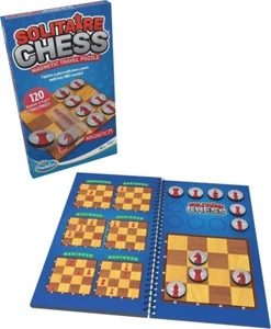 Thinkfun Solitaire Chess Magnetic Travel Puzzle - Picture 1 of 1