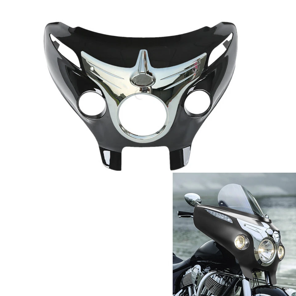 Carenado exterior y bisel de faros apto para Indian Roadmaster 2015-2024 Foto 1 de 4