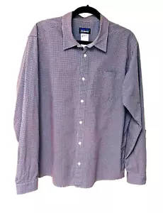 Patagonia Organic Cotton Hemd Herren L blau braun kariert langarm Papa Opa - Bild 1 von 5