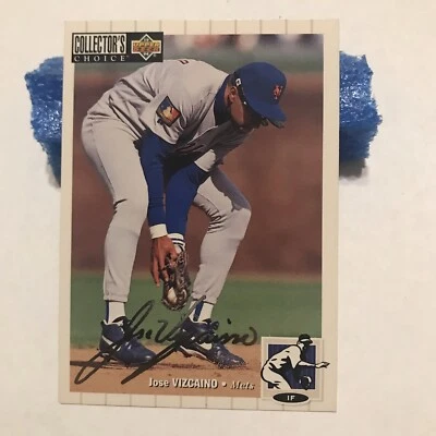 1994 Jose Vizcaino Upper Deck Collector's Choice - Silver Signature #532 - Image 1 of 4
