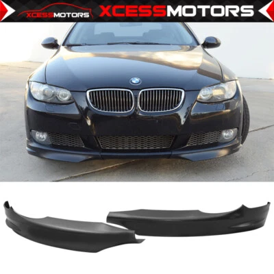 Fits 07-10 BMW E92 328i 335i Pre-LCI OE Style Front Bumper Lip Chin Splitters PP - Image 1 of 4