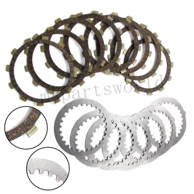 Kit de placa de acero disco de fricción de embrague para Yamaha XJ550RH XJ550H XJ550 XJ550RJ Foto 1 de 4
