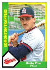 1990 CMC Edmonton Trappers Bobby Rose #15 Edmonton Trappers Baseball Card