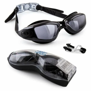 NAGA Anti-Fog UV Underwater Eyeglasses Swimming Goggle Set w/Ear Plug Nose Clip - Picture 1 of 1