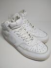 Nike Court Vision Mid Triple White Men Size 13 With Dr Scholl's Insert