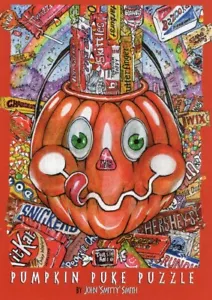 Pumpkin Puke Puzzle 2024 RRParks Tarjetas 11ª Tarjeta Promocional Anual NSU Halloween - Imagen 1 de 2