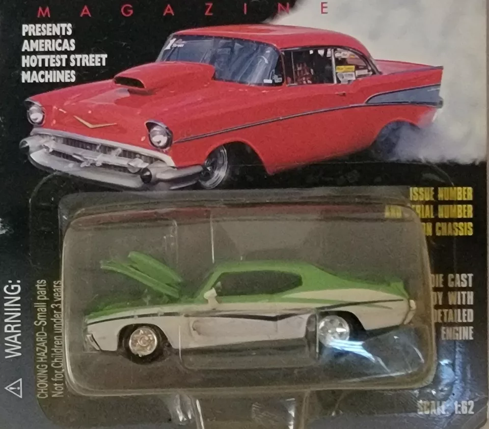 Racing Champions Hot Rod Magazine #112 1970 Buick GSX Green & White (B) - Image 1 of 3