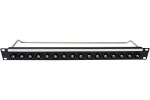CLIFF ELECTRONIC COMPONENTS - 1U Loaded BNC Patch Panel, 16 Ports - Picture 1 of 1