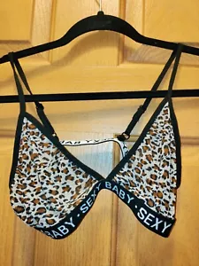 Wireless Sheer Bra Cheetah Print Sexy Baby Sz Large(?) - Picture 1 of 5