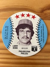 Larry Bowa 1977 Dairy Isle Disc- ***Rare*** Philadelphia Phillies Baseball Card