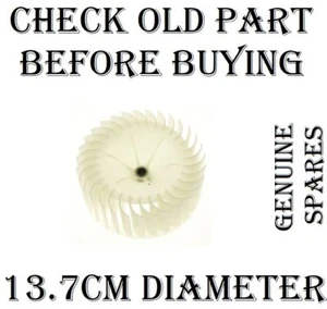 Daewoo T9CT1W0FR T9CT1W0MT T9CT1W0RS T9CT1WEFR Tumble Dryer Fan - Picture 1 of 5