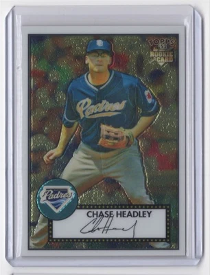 2007 Topps дебютант 1952 издание Chrome Chase Headley 1103/1952 San Diego Padres - Изображение 1 из 2