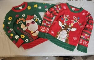Holiday Time Ugly Sweaters Size Small 6 Children Size - Picture 1 of 8
