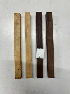 4 Stück, Tamarinde + Indischer Palisander 12x 1x 1 Drechselholz Rohlinge #09 - Bild 1 von 2