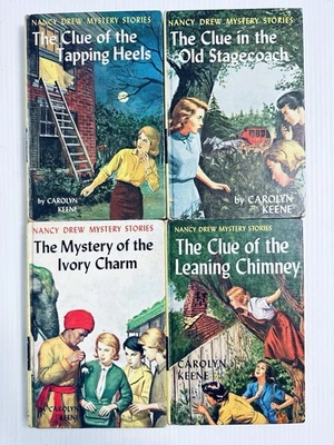 VINTAGE LOT 30s, 40s, 60s, Nancy Drew, Mystery Books by Carolyn Keene - Image 1 of 4