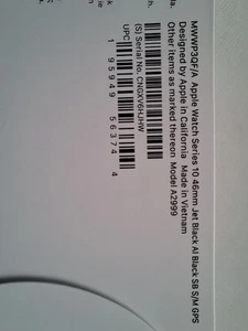 Apple Watch series 10 46mm jet black nagelneu ovp mit rechnung - Bild 1 von 3