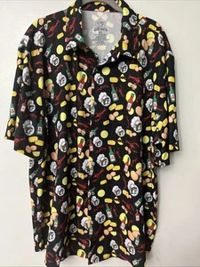 Camicia Buc-ees salsa calda mais gamberi aragosta hawaiana bottoni festa cuoco uomo 2x - Foto 1 di 6