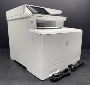 HP Color LaserJet MFP M480, White, All-In-One Printer, w/ Under 5K Page Count - Picture 1 of 11