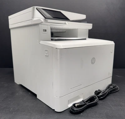 HP Color LaserJet MFP M480, White, All-In-One Printer, w/ Under 5K Page Count - Image 1 of 4