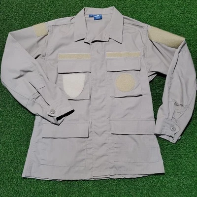 Propper Mens Tactical Shirt S/S Hook-N-Loop Patches L28×W21 Long Sleeve Button - Image 1 of 4