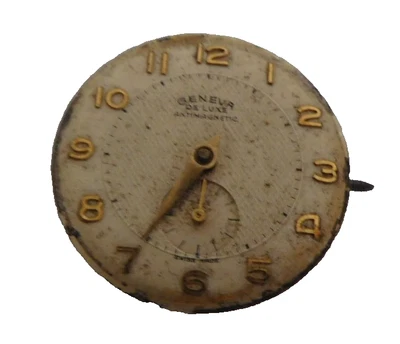 GENEVA DE LUXE 1 JEWEL BERNARD SCHAFFEL. for PARTS or REPAIR. SKU J 257-6 - Image 1 of 2