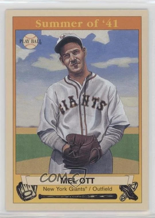 2003 Upper Deck Play Ball Mel Ott #80 HOF - Image 1 of 2