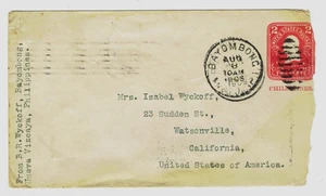 Scott U8 Filipinas Sobreimpreso U362 Bayombong Nva Viz PI publicado 1906 - Imagen 1 de 2