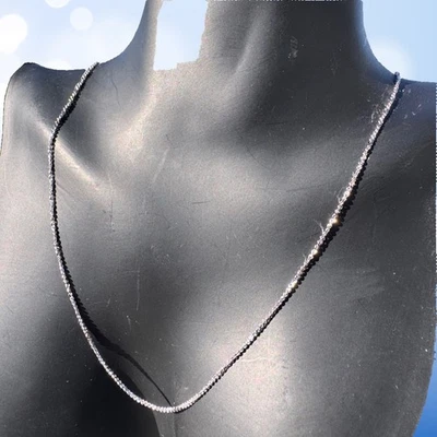 "Collar de cadena Danecraft de plata de ley 925 trenzada S 16"" 1,66 g delicado firmado" Foto 1 de 4