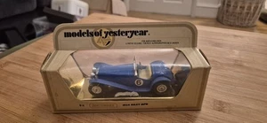 VINTAGE 1979 MATCHBOX MODELS OF YESTERYEAR Y-3 1934 RILEY MPH WITH BOX - Picture 1 of 5