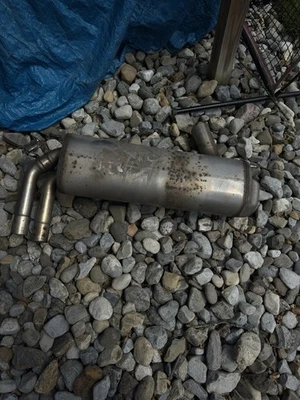 2017 - 2020 BMW 330I 430I F30 F36 REAR MUFFLER EXHAUST OEM taken from  - Image 1 of 4