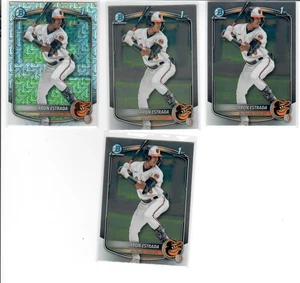(4) 2025 Bowman Chrome Prospects Aron Estrada Mojo refractor RC #BCP-33 1er - Imagen 1 de 2