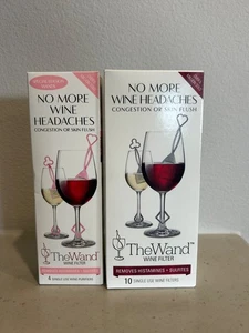 The Wand Weinfilter Keine Wein Kopfschmerzen mehr 1-4er Pack/1-10er Pack versiegelt im Karton - Bild 1 von 1