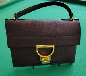 Coccinelle Leather Crossbody Bag Purse w Leather Strap  - Picture 1 of 4