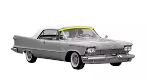 For 1957-1963 Chrysler Top Convertible Header Rubber Set - Picture 1 of 3