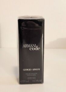 Vintage Armani Code Eau de Toilette Pour Homme 20ml, Rarität. Neu.
