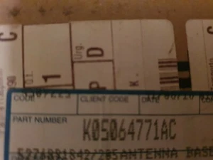 Jeep Grand Cherokee 2011 2013 Original und Neu P/N 5064771AC - Bild 1 von 7