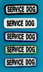 SERVICE DOG - 1" X 3" - service dog vest patch - Picture 1 of 1