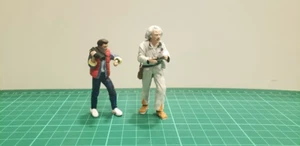 Marty mcfly und doc brown back to the future bttf 1/24 Figuren sehr schön - Bild 1 von 1