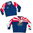 Vintage Starter Team USA Olympics Bald Eagle Windbreaker Jacket Size XL Full Zip