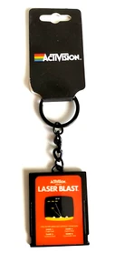 Activision Laser Blast Keychain Metal Keyring Keychain By Bioworld - Picture 1 of 3