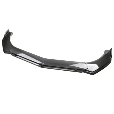 For Volkswagen Golf GTI MK7 14-20 Carbon Fiber Front Bumper Splitter Spoiler 3X - Image 1 of 4