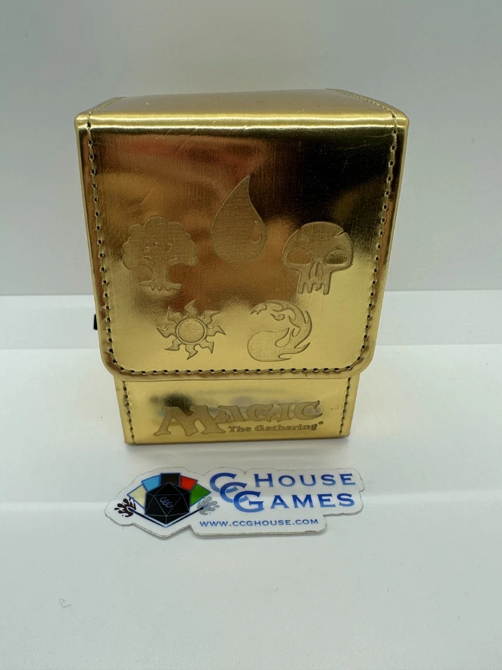 MTG Max Protection Ion Deck Box - All 5 Mana Symbols OOP VERY RARE! *CCGHouse* - Image 1 of 4