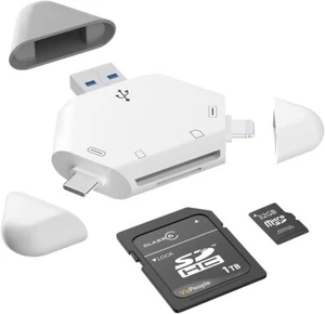 PRODUKT-ADAPTER für SD-Karte, iPhone/iPad, USB-C und USB-A-Geräte - Bild 1 von 6
