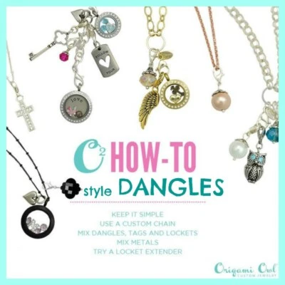 Origami Owl COLGANTES Dijes Clips NUEVO Tu Elección Exclusivos Descatalogados Foto 1 de 4