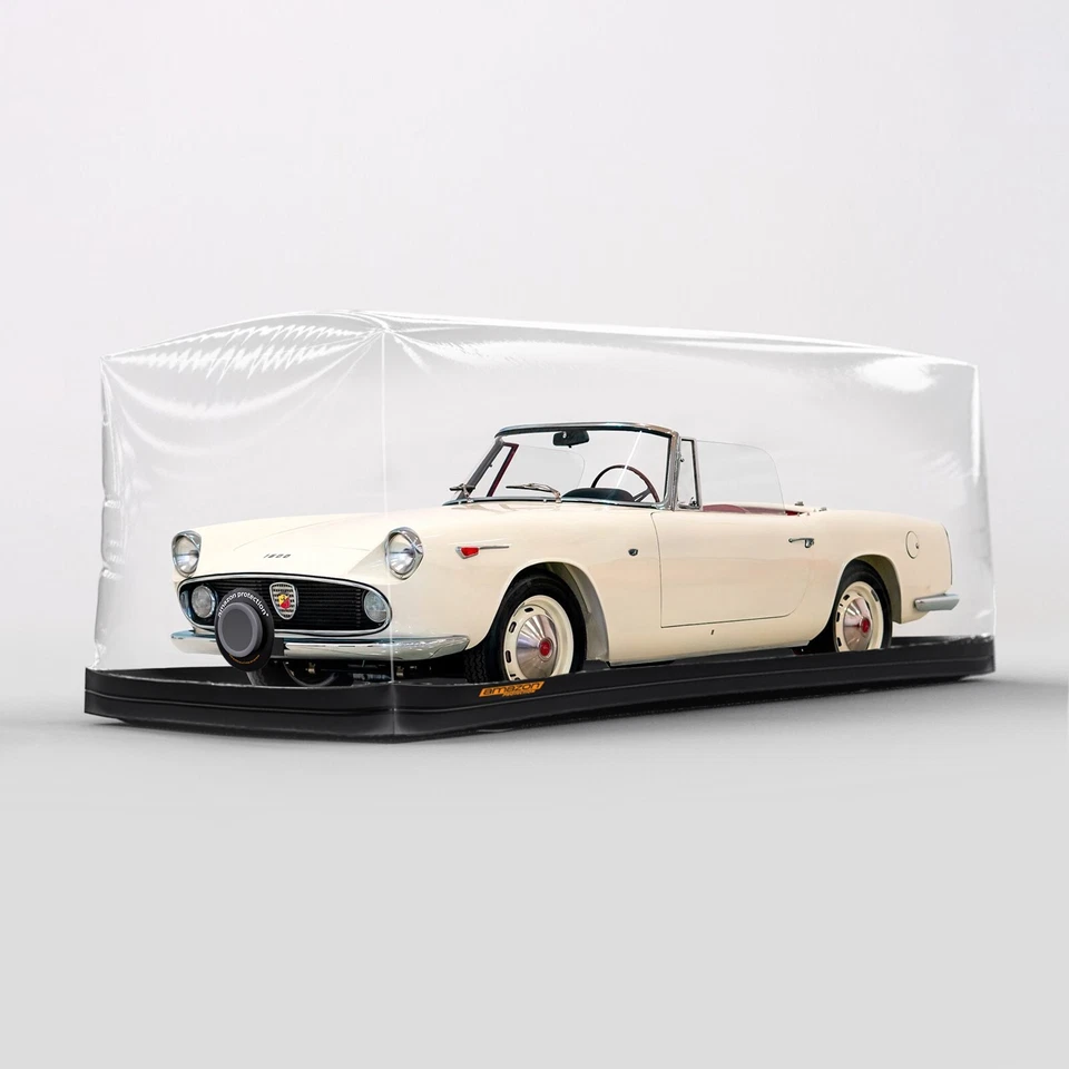 Cubierta de coche burbuja interior para Abarth 1600 Spider Allemano - Cápsula de coleccionista Foto 1 de 4