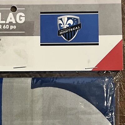 impact montréal IMFC  MLS soccer flag (3 by 5') 2016 Canada Drapeau - Image 1 of 4