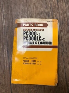 KOMATSU PC300/LC-2 PC300LC-2 PARTS BOOK - Picture 1 of 2