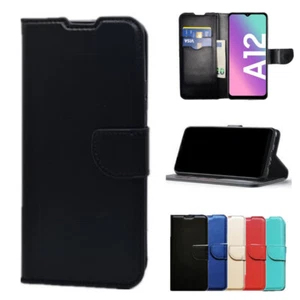 COVER CUSTODIA A PORTAFOGLIO LIBRO TESSERE PER SAMSUNG Galaxy A12 - Foto 1 di 8
